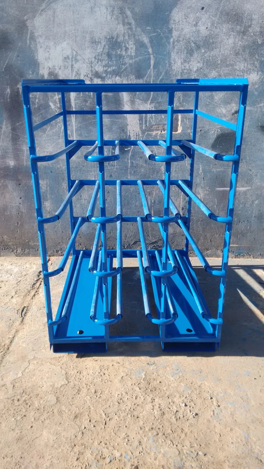 Rack portabidones detalle puertas