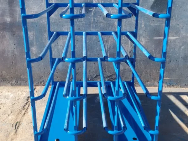 Estanteria Industrial Metalica Azul Con Niveles
