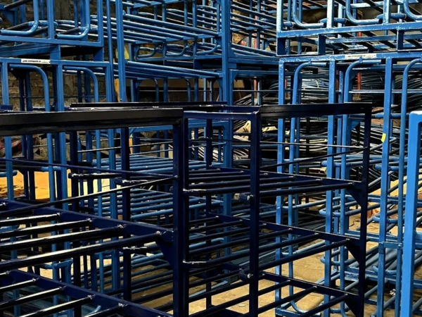 Racks Metalicos Industriales Azules Y Negros Para